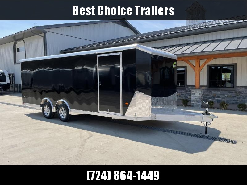 2021 NEO 8.5x24' NACX Aluminum Enclosed Car Hauler Trailer 9990# GVW * BLACK EXTERIOR * ESCAPE DOOR * 5200# TORSION * BULLNOSE * SPREAD AXLE * DRT REAR SPOILER * NXP RAMP * ROUND TOP * HD FRAME * ALUMINUM WHEELS * RV DOOR * 1 PC ROOF 2021 NEO 8.5x24' NACX Aluminum Enclosed Car Hauler Trailer 9990# GVW * BLACK EXTERIOR * ESCAPE DOOR * 5200# TORSION * BULLNOSE * SPREAD AXLE * DRT REAR SPOILER * NXP RAMP * ROUND TOP * HD FRAME * ALUMINUM WHEELS * RV DOOR * 1 PC ROOF