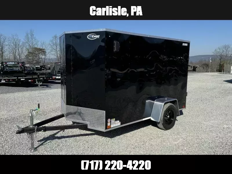 2026 ITI Cargo 6x14' Enclosed Cargo Trailer 2990# GVW * 4" FRAME * 6'6" H * CHARCOAL BLACKOUT EXTERIOR * SCREWLESS .030 EXTERIOR * BLACK ALUMINUM WHEELS * 16" O.C. WALLS * RV DOOR * 1 PC ROOF * TRUCKBED LINER ON TONGUE/SILLS * UNDERCOATED * VAPOR BARRIER 1766201763
