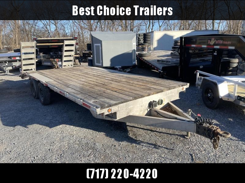 USED 2002 Worthington 102x20' Aluminum Flatbed Trailer 10000 GVW * I-BEAM FRAME * CHANNEL CROSSMEMBERS * TORSION * TRIPLE TUBE TONGUE * CHAIN TRAY USED 2002 Worthington 102x20' Aluminum Flatbed Trailer 10000 GVW * I-BEAM FRAME * CHANNEL CROSSMEMBERS * TORSION * TRIPLE TUBE TONGUE * CHAIN TRAY