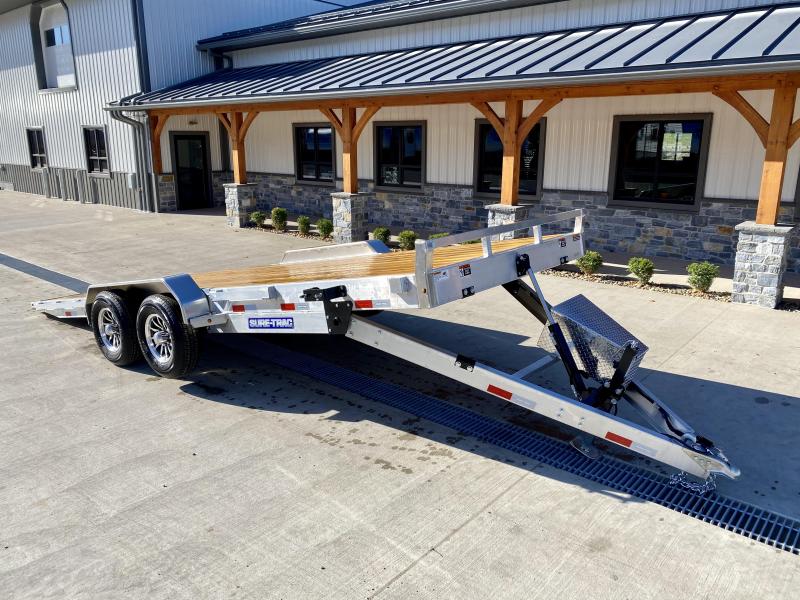 2021 Sure Trac 7x20' Aluminum Power Tilt Car Hauler Trailer 9990# GVW * POWER TILT * ALUMINUM TOOLBOX * 8" CHANNEL FRAME * REMOVABLE FENDERS * ALUMINUM WHEELS * DROP JACK 2021 Sure Trac 7x20' Aluminum Power Tilt Car Hauler Trailer 9990# GVW * POWER TILT * ALUMINUM TOOLBOX * 8" CHANNEL FRAME * REMOVABLE FENDERS * ALUMINUM WHEELS * DROP JACK