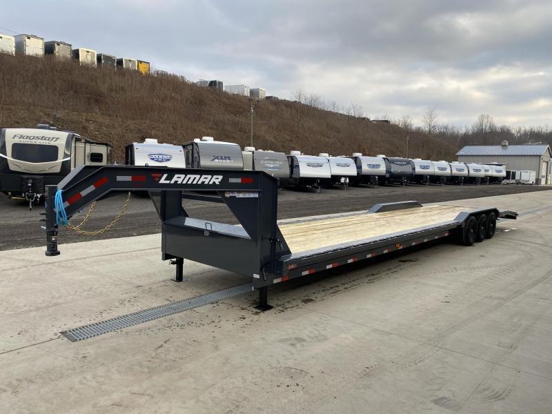 2021 Lamar 102x40' Gooseneck Car Hauler Trailer 21000 GVW * 102" DECK * DRIVE OVER FENDERS