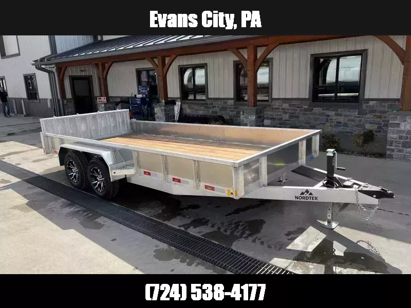 2024 Sure-Trac 6x12' Solid Side Utility Landscape Trailer