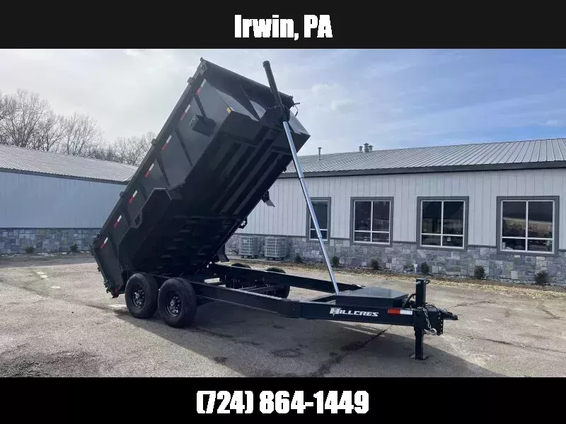 2026 Hillcrest Trailers 7x14' High Side Dump Trailer 14000 GVW * 40" HIGH SIDES * 12-TON TELESCOPIC HOIST * OVERSIZE TOOLBOX * I-BEAM FRAME * 7GA FLOOR * DELUXE TARP KIT * HD TOP RAIL * HD ADJUSTABLE COUPLER * REAR STAB JACKS * 12" O.C. C/M 1750961385