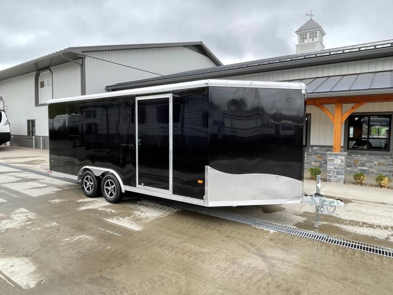2021 NEO 8.5x18' Aluminum Enclosed Car Hauler Trailer 7000# GVW * ROUND TOP * NXP RAMP * ALUMINUM WHEELS * BLACK * ESCAPE HATCH 2021 NEO 8.5x18' Aluminum Enclosed Car Hauler Trailer 7000# GVW * ROUND TOP * NXP RAMP * ALUMINUM WHEELS * BLACK * ESCAPE HATCH