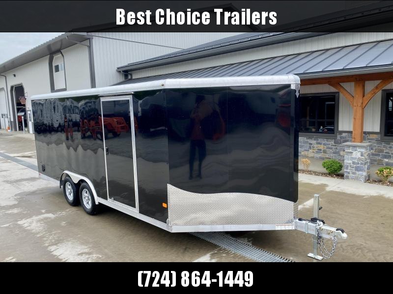 2022 NEO 8.5x18' Aluminum Enclosed Car Hauler Trailer 7000# GVW * ROUND TOP * NXP RAMP * ALUMINUM WHEELS * BLACK * ESCAPE HATCH 2022 NEO 8.5x18' Aluminum Enclosed Car Hauler Trailer 7000# GVW * ROUND TOP * NXP RAMP * ALUMINUM WHEELS * BLACK * ESCAPE HATCH