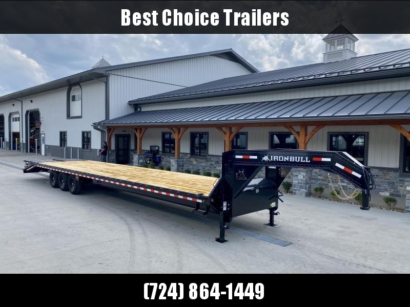2022 Ironbull 102x30' Gooseneck Beavertail Deckover Trailer 21000# GVW * FULL WIDTH RAMPS * I-BEAM FRAME * UNDER FRAME BRIDGE * RUBRAIL/STAKE POCKETS/PIPE SPOOLS/D-RINGS * DUAL JACKS * FULL TOOLBOX * DEXTER'S * 6" TUBE BED FRAME * CLEARANCE 2022 Ironbull 102x30' Gooseneck Beavertail Deckover Trailer 21000# GVW * FULL WIDTH RAMPS * I-BEAM FRAME * UNDER FRAME BRIDGE * RUBRAIL/STAKE POCKETS/PIPE SPOOLS/D-RINGS * DUAL JACKS * FULL TOOLBOX * DEXTER'S * 6" TUBE BED FRAME * CLEARANCE