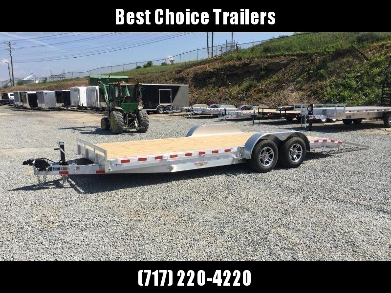 2021 H&H 7x22' Aluminum Car Hauler Trailer 14000# GVW * HEAVY DUTY 8" FRAME * EXTRUDED BEAVERTAIL * DROP LEG JACK * ALUMINUM WHEELS * REMOVABLE FENDERS * CHANNEL C/M * RUBRAIL 2021 H&H 7x22' Aluminum Car Hauler Trailer 14000# GVW * HEAVY DUTY 8" FRAME * EXTRUDED BEAVERTAIL * DROP LEG JACK * ALUMINUM WHEELS * REMOVABLE FENDERS * CHANNEL C/M * RUBRAIL