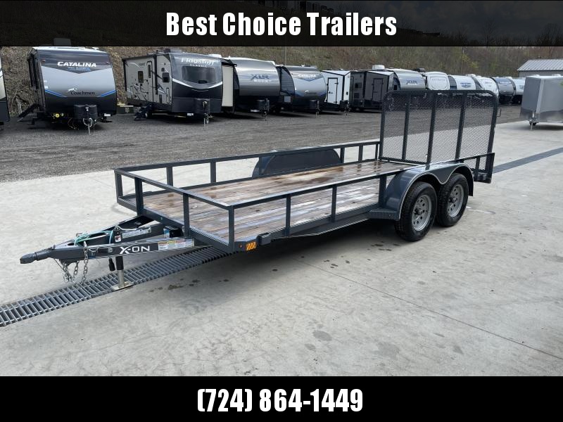 USED 2019 X-On 6.5x16' Utility Landscape Trailer 7000# GVW USED 2019 X-On 6.5x16' Utility Landscape Trailer 7000# GVW