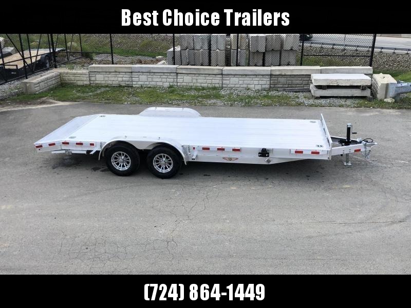 2021 Sure Trac 7x20' Deluxe Aluminum Car Hauler Trailer 9990# GVW * EXTRUDED ALUMINUM FLOOR * 5200# AXLES * SWIVEL D-RINGS * HEAVY DUTY 8" FRAME * DROP LEG JACK * ALUMINUM WHEELS * REMOVABLE FENDERS * CHANNEL C/M 2021 Sure Trac 7x20' Deluxe Aluminum Car Hauler Trailer 9990# GVW * EXTRUDED ALUMINUM FLOOR * 5200# AXLES * SWIVEL D-RINGS * HEAVY DUTY 8" FRAME * DROP LEG JACK * ALUMINUM WHEELS * REMOVABLE FENDERS * CHANNEL C/M