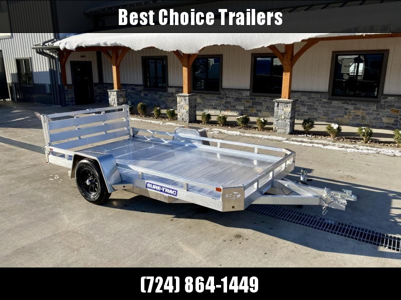 2021 Sure-Trac 7x12' All Aluminum Utility Landscape Trailer 2990# GVW * TORSION * EXTRUDED FLOOR * EXTENDED 4.5' BI FOLD GATE * LOW LOAD ANGLE! * SUPER LIGHTWEIGHT 2021 Sure-Trac 7x12' All Aluminum Utility Landscape Trailer 2990# GVW * TORSION * EXTRUDED FLOOR * EXTENDED 4.5' BI FOLD GATE * LOW LOAD ANGLE! * SUPER LIGHTWEIGHT