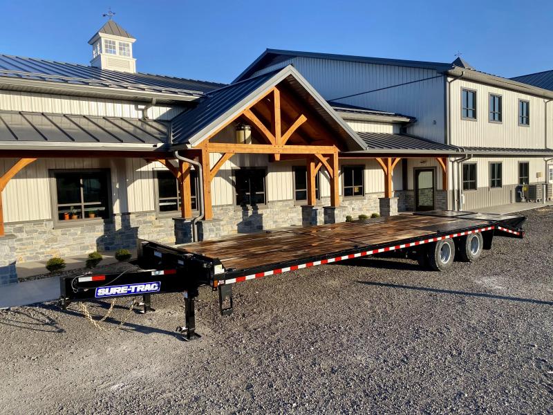 2021 Sure-Trac 102x30' HD Beavertail Deckover Trailer 25900# GVW * PAVER SPECIAL * FULL WIDTH RAMPS * OAK BEAVERTAIL/DECK/RAMPS * DEXTER 12K AXLES * HUTCH SUSPENSION * DUAL JACKS * MUD FLAPS * EXTRA D-RINGS * INTEGRATED TOOLBOX * PIERCED FRAME 2021 Sure-Trac 102x30' HD Beavertail Deckover Trailer 25900# GVW * PAVER SPECIAL * FULL WIDTH RAMPS * OAK BEAVERTAIL/DECK/RAMPS * DEXTER 12K AXLES * HUTCH SUSPENSION * DUAL JACKS * MUD FLAPS * EXTRA D-RINGS * INTEGRATED TOOLBOX * PIERCED FRAME