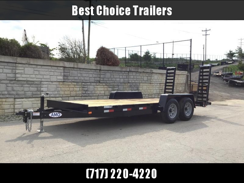 2020 AMO 7x18' Equipment Trailer 12000# GVW * ALL LED LIGHTS * STAND UP RAMPS * BEAVERTAIL * STACKED 6" CHANNEL TONGUE/FRAME * REMOVABLE FENDERS 2020 AMO 7x18' Equipment Trailer 12000# GVW * ALL LED LIGHTS * STAND UP RAMPS * BEAVERTAIL * STACKED 6" CHANNEL TONGUE/FRAME * REMOVABLE FENDERS