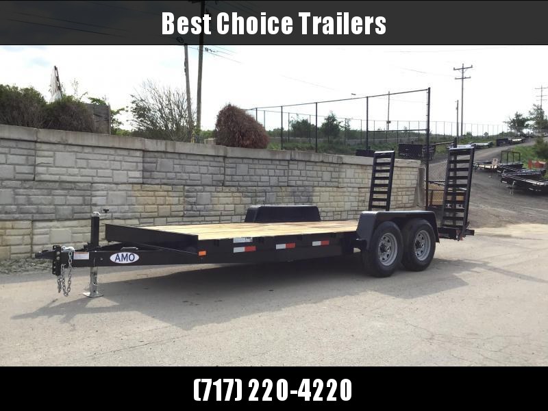 2020 AMO 7x18' Equipment Trailer 12000# GVW * ALL LED LIGHTS * STAND UP RAMPS * BEAVERTAIL * STACKED 6" CHANNEL TONGUE/FRAME * REMOVABLE FENDERS 2020 AMO 7x18' Equipment Trailer 12000# GVW * ALL LED LIGHTS * STAND UP RAMPS * BEAVERTAIL * STACKED 6" CHANNEL TONGUE/FRAME * REMOVABLE FENDERS