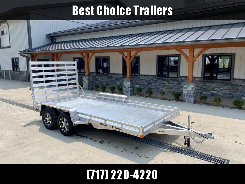 2022 Bear Track 7x14' Aluminum Utility Landscape Trailer 7000# GVW * EXTRUDED ALUMINUM FLOOR * TORSION SUSPENSION * ALUMINUM WHEELS 2022 Bear Track 7x14' Aluminum Utility Landscape Trailer 7000# GVW * EXTRUDED ALUMINUM FLOOR * TORSION SUSPENSION * ALUMINUM WHEELS