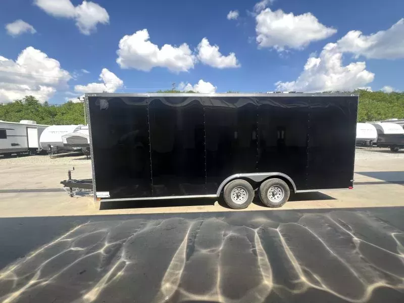2025 Quality 8.5x20' Enclosed Car Hauler Trailer 9990# GVW * BLACKOUT PKG * 7' HEIGHT * 60" TRIPLE TUBE TONGUE * SILVER EXTERIOR * 5200# AXLES * PLYWOOD WALLS & FLOORS * TUBE WALL & CEILING STUDS * LED LIGHTS * 16" O.C. WALL AND FLOORS * RV DOOR * V-NOSE UOGonQrsyz2x