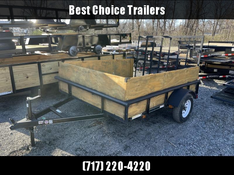 USED 2018 Carry-On 6x8' Utility Landscape Trailer 2990# GVW * PIPE TOP * HIGH SIDES USED 2018 Carry-On 6x8' Utility Landscape Trailer 2990# GVW * PIPE TOP * HIGH SIDES