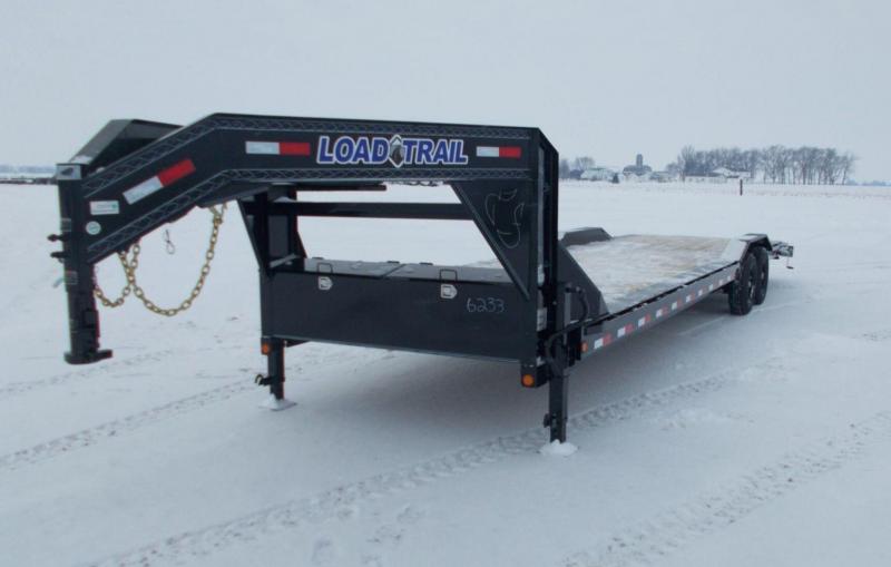 2021 Load Trail 102x32' Gooseneck Car Hauler Trailer 14000# GVW * 102" DECK * DRIVE OVER FENDERS * OVERLENGTH 7' SLIDE IN RAMPS * WINCH PLATE * RUBRAIL * UNDER FRAME BRIDGE * DUAL JACKS * FULL TOOLBOX * POWDER PRIMER * 2-3-2 WARRANTY 2021 Load Trail 102x32' Gooseneck Car Hauler Trailer 14000# GVW * 102" DECK * DRIVE OVER FENDERS * OVERLENGTH 7' SLIDE IN RAMPS * WINCH PLATE * RUBRAIL * UNDER FRAME BRIDGE * DUAL JACKS * FULL TOOLBOX * POWDER PRIMER * 2-3-2 WARRANTY