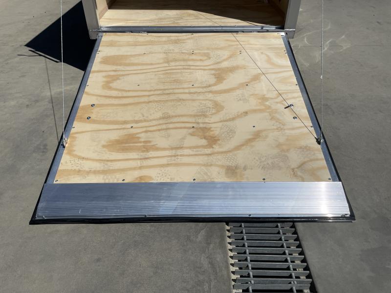 Cable Less Ramp Spring 2025 Neo 6x12' NAVR Aluminum Enclosed Cargo Trailer 2990# GVW ...