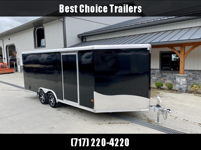 2022 NEO 8.5x18' Aluminum Enclosed Car Hauler Trailer 7000# GVW * ROUND TOP * NXP RAMP * ALUMINUM WHEELS * BLACK * ESCAPE HATCH 2022 NEO 8.5x18' Aluminum Enclosed Car Hauler Trailer 7000# GVW * ROUND TOP * NXP RAMP * ALUMINUM WHEELS * BLACK * ESCAPE HATCH