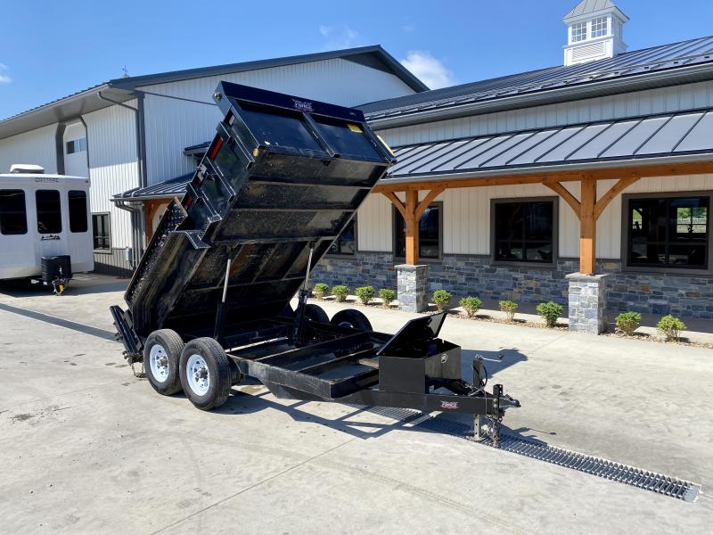 USED 2020 Forest River 7x12' Dump Trailer 12000# GVW * TARP KIT * RAMPS * FRONT/REAR BULKHEAD USED 2020 Forest River 7x12' Dump Trailer 12000# GVW * TARP KIT * RAMPS * FRONT/REAR BULKHEAD