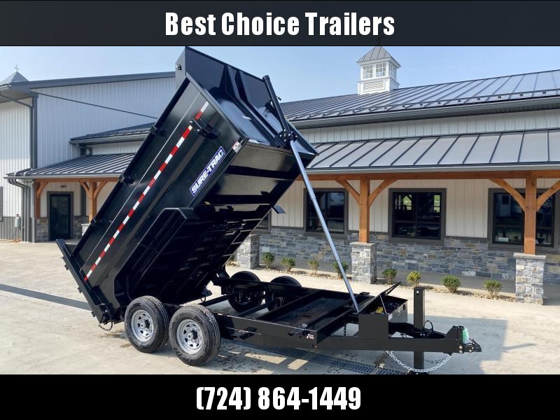 2023 Sure-Trac 7x12' Dump Trailer 14000# GVW * HYDRAULIC JACK * DELUXE TARP KIT * 4' HIGH SIDES + BULKHEAD * TELESCOPIC HOIST * INTEGRATED KEYWAY * UNDERBODY TOOL TRAY * ADJUSTABLE COUPLER * 110V CHARGER * UNDERMOUNT RAMPS 2023 Sure-Trac 7x12' Dump Trailer 14000# GVW * HYDRAULIC JACK * DELUXE TARP KIT * 4' HIGH SIDES + BULKHEAD * TELESCOPIC HOIST * INTEGRATED KEYWAY * UNDERBODY TOOL TRAY * ADJUSTABLE COUPLER * 110V CHARGER * UNDERMOUNT RAMPS