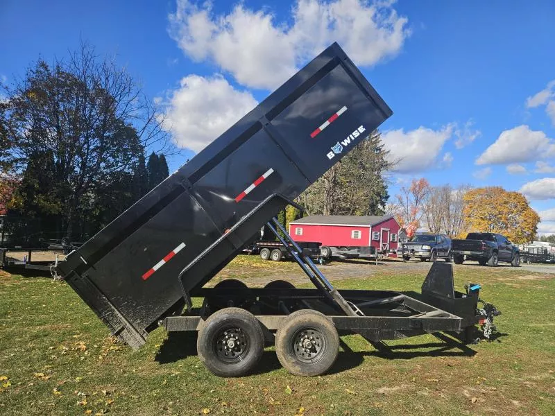 2025 BWISE 7x14' High Side Dump Trailer 14000# GVW * 40" HIGH SIDES * DUAL TELESCOPING CYLINDERS * 12K JACK * ADJUSTABLE CAST COUPLER * UNDERMOUNT RAMPS