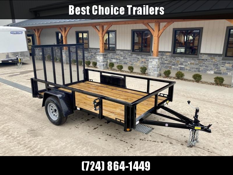 2022 QSA 6x10' Tube Top Utility Landscape Trailer 2990# GVW * 2" TUBE TOP RAIL * 2X2" TUBE GATE C/M * SPARE MOUNT * PROTECTED WIRING * TRIPLE TUBE TONGUE * STAKE POCKETS * BULLET LED 2022 QSA 6x10' Tube Top Utility Landscape Trailer 2990# GVW * 2" TUBE TOP RAIL * 2X2" TUBE GATE C/M * SPARE MOUNT * PROTECTED WIRING * TRIPLE TUBE TONGUE * STAKE POCKETS * BULLET LED