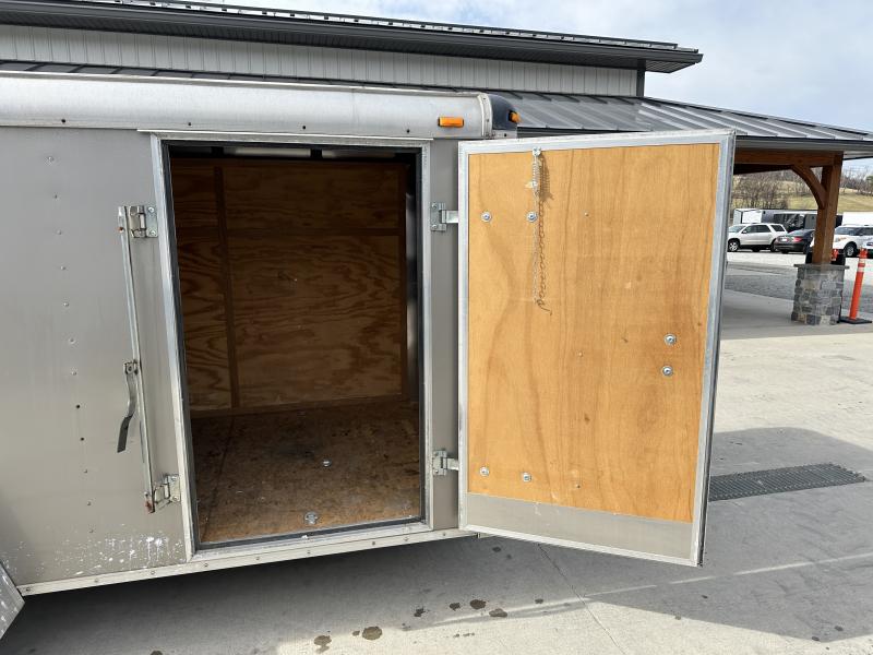 USED 2011 Atlas 6x12' Enclosed Cargo Trailer 2990# GVW * PEWTER * RAMP ...