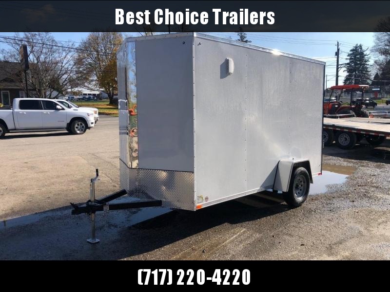 2021 ITI Cargo 6x12' Enclosed Cargo Trailer 2990# GVW * 7' HEIGHT * WHITE EXTERIOR * .030 SEMI-SCREWLESS * 1 PC ROOF * 3/8" PLYWOOD WALLS * 3/4" FLOOR * 16" STONEGUARD * HIGH GLOSS PAINTED FRAME 2021 ITI Cargo 6x12' Enclosed Cargo Trailer 2990# GVW * 7' HEIGHT * WHITE EXTERIOR * .030 SEMI-SCREWLESS * 1 PC ROOF * 3/8" PLYWOOD WALLS * 3/4" FLOOR * 16" STONEGUARD * HIGH GLOSS PAINTED FRAME