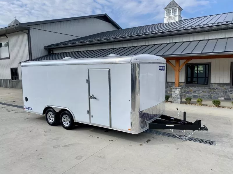 2026 Sure-Trac 8.5x20' Landscape Pro Enclosed Trailer 9900# GVW * WHITE EXTERIOR * 2X6" PLANK FLOOR * EXTENDED TONGUE * 5200# TORSION AXLES * INTEGRATED KNIFE EDGE * STEEL WORKBENCH * EXTENDED TONGUE * ADJUSTABLE COUPLER * DROP LEG JACK