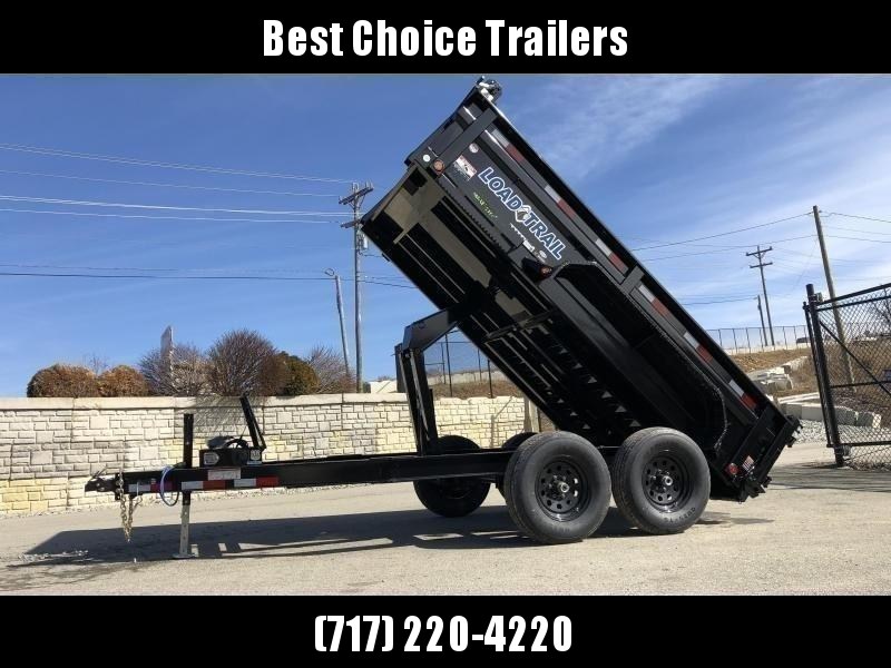 2021 Load Trail 6x12' Dump Trailer 9990# GVW * 2' SIDES * 3-WAY GATE * I-BEAM FRAME * TARP KIT * SCISSOR HOIST * 16" 10-PLY RUBBER * 6" TUBE BED FRAME * 110V CHARGER * ADJUSTABLE COUPLER * 7K JACK * 10GA 2PC SIDES/FLOOR * INTEGRATED KEYWAY * PRIMER 2021 Load Trail 6x12' Dump Trailer 9990# GVW * 2' SIDES * 3-WAY GATE * I-BEAM FRAME * TARP KIT * SCISSOR HOIST * 16" 10-PLY RUBBER * 6" TUBE BED FRAME * 110V CHARGER * ADJUSTABLE COUPLER * 7K JACK * 10GA 2PC SIDES/FLOOR * INTEGRATED KEYWAY * PRIMER