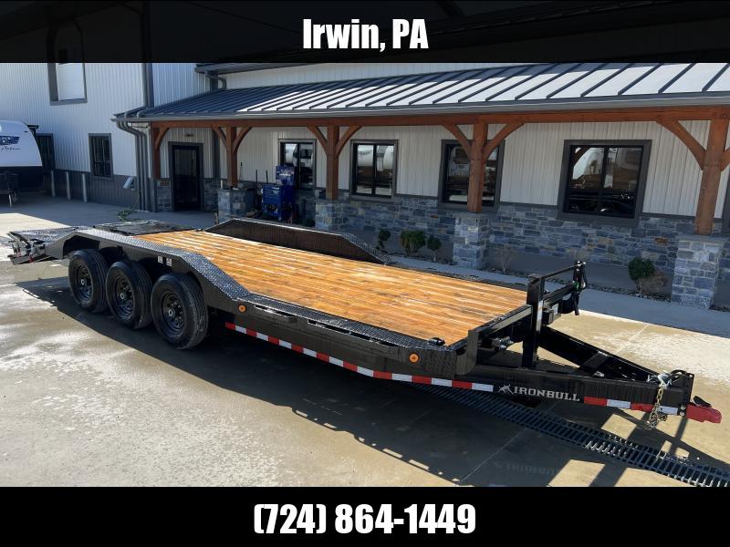 2025 Ironbull 102x24' Equipment Trailer 21000# GVW * TRIPLE AXLE * FULL WIDTH RAMPS * 102" DECK * DRIVE OVER FENDERS * 8" FRAME UPGRADE 1751919649