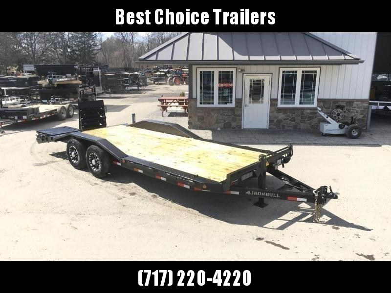 2021 Ironbull 102"x24' Buggy Hauler Equipment Trailer 14000# GVW * 8" FRAME UPGRADE * FULL WIDTH RAMPS * 102" DECK * DRIVE OVER FENDERS * RUBRAIL/STAKE POCKETS/PIPE SPOOLS/D-RINGS * ADJUSTABLE COUPLER * 12K JACK * DEXTER'S 2021 Ironbull 102"x24' Buggy Hauler Equipment Trailer 14000# GVW * 8" FRAME UPGRADE * FULL WIDTH RAMPS * 102" DECK * DRIVE OVER FENDERS * RUBRAIL/STAKE POCKETS/PIPE SPOOLS/D-RINGS * ADJUSTABLE COUPLER * 12K JACK * DEXTER'S
