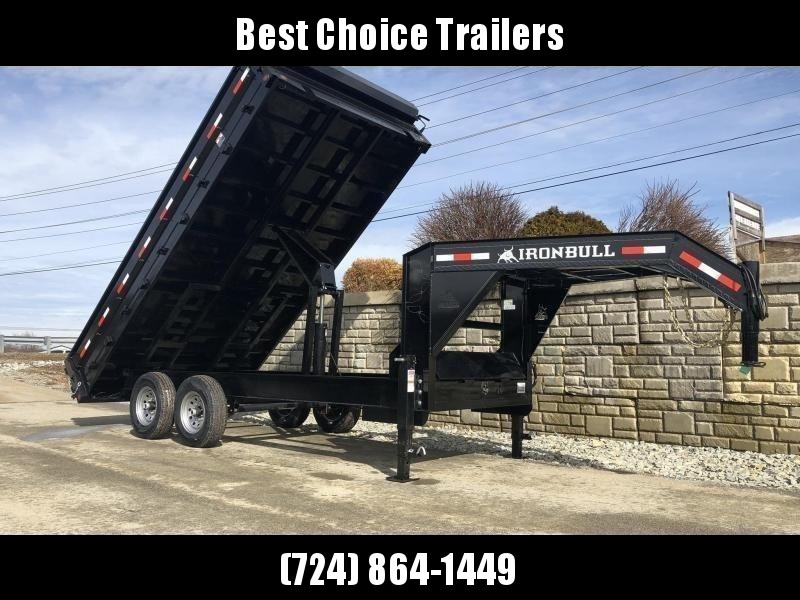 2022 Ironbull 8x14' Gooseneck Deckover Dump Trailer 14000# GVW * TARP KIT * I-BEAM FRAME * BED RUNNERS * FULL FRONT TOOLBOX * DUAL JACKS * FOLD DOWN SIDES * OVERSIZE 5x20 SCISSOR * INTGRATED KEYWAY/10GA WALLS 2022 Ironbull 8x14' Gooseneck Deckover Dump Trailer 14000# GVW * TARP KIT * I-BEAM FRAME * BED RUNNERS * FULL FRONT TOOLBOX * DUAL JACKS * FOLD DOWN SIDES * OVERSIZE 5x20 SCISSOR * INTGRATED KEYWAY/10GA WALLS