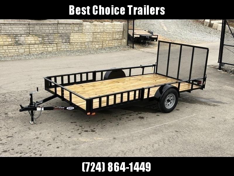 2022 AMO 7x12' Angle Iron Utility Landscape Trailer 2990# GVW w/ Gate * ATV RAMPS * FULL WRAP TONGUE * ALL LED LIGHTS 2022 AMO 7x12' Angle Iron Utility Landscape Trailer 2990# GVW w/ Gate * ATV RAMPS * FULL WRAP TONGUE * ALL LED LIGHTS