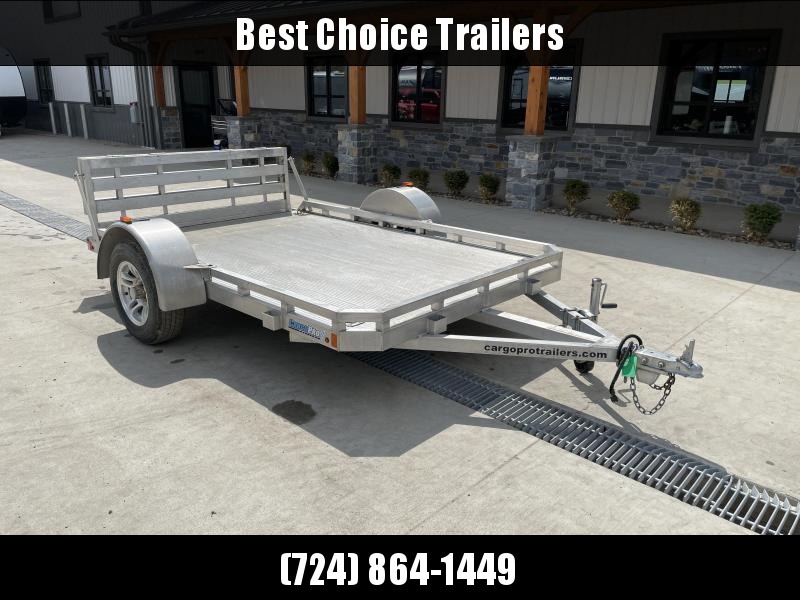 USED 2017 CargoPro 6.5x10' All Aluminum Utility Landscape Trailer 2990# GVW * EXTRUDED ALUMINUM FLOOR * D-RINGS * TRIPLE TUBE TONGUE * BI-FOLD GATE USED 2017 CargoPro 6.5x10' All Aluminum Utility Landscape Trailer 2990# GVW * EXTRUDED ALUMINUM FLOOR * D-RINGS * TRIPLE TUBE TONGUE * BI-FOLD GATE