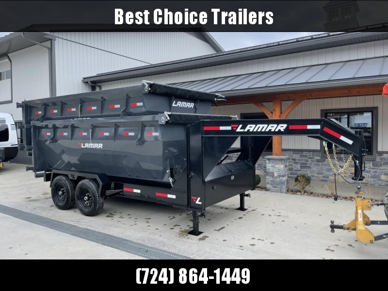 2023 Lamar 7x14' Rolloff Dump Bin 4' High Sides * 7GA FLOOR * TARP KIT * CHARCOAL * RIGID RAILS * 12" O.C. C/M 2023 Lamar 7x14' Rolloff Dump Bin 4' High Sides * 7GA FLOOR * TARP KIT * CHARCOAL * RIGID RAILS * 12" O.C. C/M