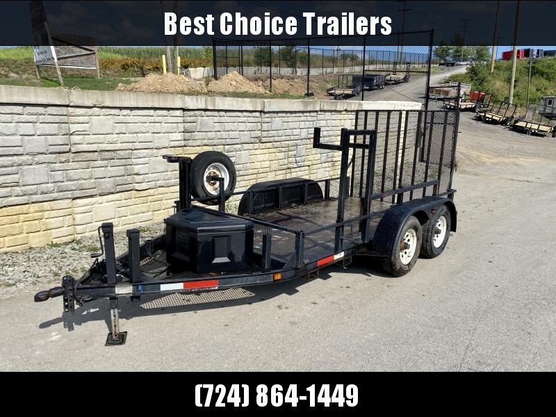 USED 2005 Fair West 66x12' Equipment Trailer 8000# GVW * ADJUSTABLE COUPLER * DROP LEG JACK * MESH CHAIN TRAY * TOOLBOX * SPARE TIRE * DIAMOND PLATE FLOOR * D-RINGS * SPLIT GATE * FORKHOLDERS * 5200# AXLES USED 2005 Fair West 66x12' Equipment Trailer 8000# GVW * ADJUSTABLE COUPLER * DROP LEG JACK * MESH CHAIN TRAY * TOOLBOX * SPARE TIRE * DIAMOND PLATE FLOOR * D-RINGS * SPLIT GATE * FORKHOLDERS * 5200# AXLES