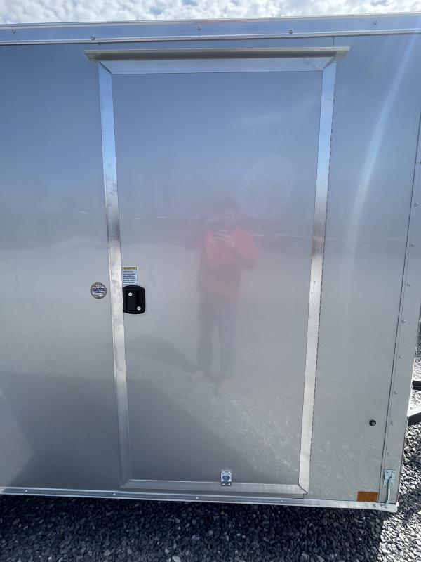 2023 Pace American 6x10' Enclosed Cargo Trailer 2990 GVW * SILVER EXTERIOR * SLANT VNOSE * 1
