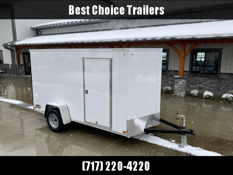 2021 ITI Cargo 6x10' Enclosed Cargo Trailer 2990# GVW * WHITE EXTERIOR * .030 SEMI-SCREWLESS * 1 PC ROOF * 3/8" PLYWOOD WALLS * 3/4" FLOOR * 16" STONEGUARD * HIGH GLOSS PAINTED FRAME 2021 ITI Cargo 6x10' Enclosed Cargo Trailer 2990# GVW * WHITE EXTERIOR * .030 SEMI-SCREWLESS * 1 PC ROOF * 3/8" PLYWOOD WALLS * 3/4" FLOOR * 16" STONEGUARD * HIGH GLOSS PAINTED FRAME