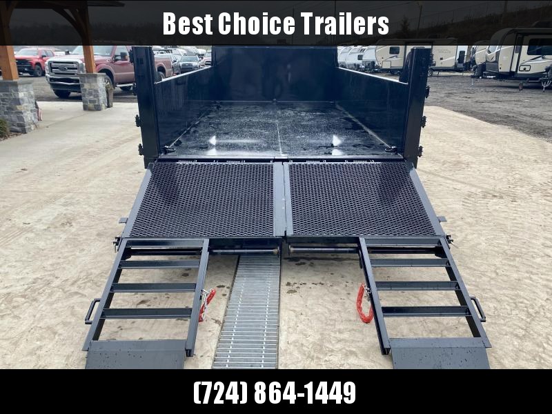 2021 Quality Steel and Aluminum 7x14' Dump Trailer 14000# GVW * TELESCOPIC HOIST * FRONT/REAR BULKHEAD * STAB JACKS * RAMP/BARN DOOR COMBO GATE * ADJUSTABLE COUPLER * DROP LEG JACK * D-RINGS * SPARE TIRE MOUNT * TARP PREP 2021 Quality Steel and Aluminum 7x14' Dump Trailer 14000# GVW * TELESCOPIC HOIST * FRONT/REAR BULKHEAD * STAB JACKS * RAMP/BARN DOOR COMBO GATE * ADJUSTABLE COUPLER * DROP LEG JACK * D-RINGS * SPARE TIRE MOUNT * TARP PREP
