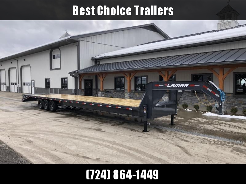 2021 Lamar 102x40' Gooseneck Beavertail Deckover Trailer 21000# GVW * FULL WIDTH (STAND UP OR FLIPOVER) RAMPS * 12" I-BEAM FRAME * FRONT TOOLBOX * DUAL JACKS * 16" O.C. C/M * RUBRAIL/STAKE POCKETS/PIPE SPOOLS * 4X8" TUBE BUMPE 2021 Lamar 102x40' Gooseneck Beavertail Deckover Trailer 21000# GVW * FULL WIDTH (STAND UP OR FLIPOVER) RAMPS * 12" I-BEAM FRAME * FRONT TOOLBOX * DUAL JACKS * 16" O.C. C/M * RUBRAIL/STAKE POCKETS/PIPE SPOOLS * 4X8" TUBE BUMPE