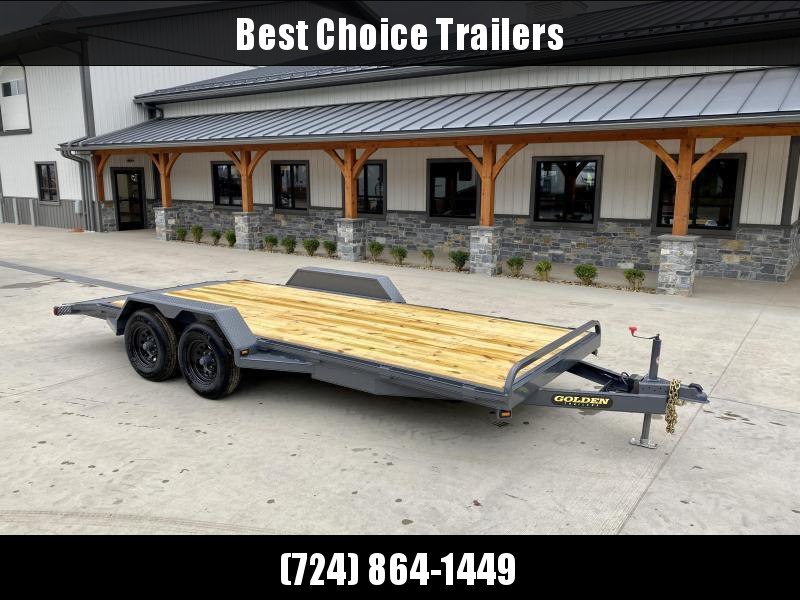 2022 Corn Pro 7x22' Wood Deck Car Hauler 9900# GVW * REAR SLIDE OUT RAMPS * DIAMOND PLATE FENDERS * RUNNING BOARDS * RUBRAIL/STAKE POCKETS/CHAIN SPOOLS * DEMCO EZ LATCH COUPLER * CHAIN TRAY * DIAMOND PLATE DOVETAIL * URETHANE PAINT * 16" OC * CLEARANCE 2022 Corn Pro 7x22' Wood Deck Car Hauler 9900# GVW * REAR SLIDE OUT RAMPS * DIAMOND PLATE FENDERS * RUNNING BOARDS * RUBRAIL/STAKE POCKETS/CHAIN SPOOLS * DEMCO EZ LATCH COUPLER * CHAIN TRAY * DIAMOND PLATE DOVETAIL * URETHANE PAINT * 16" OC * CLEARANCE