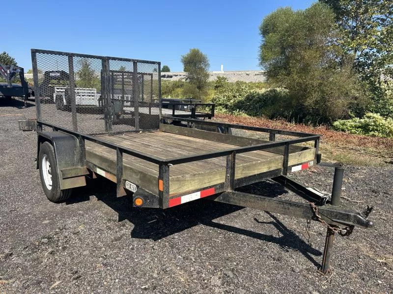 USED Car Mate Trailers 6X10 2990 GVW UTILITY TRAILER * SPLIT GATE * 