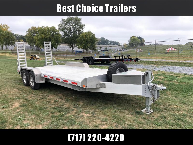 USED 2017 EBY 7x20' All Aluminum Equipment Trailer 14000 GVW * ALL ALUMINUM * EXTRUDED FLOOR * DEXTER TORSION * TOOLBOX USED 2017 EBY 7x20' All Aluminum Equipment Trailer 14000 GVW * ALL ALUMINUM * EXTRUDED FLOOR * DEXTER TORSION * TOOLBOX