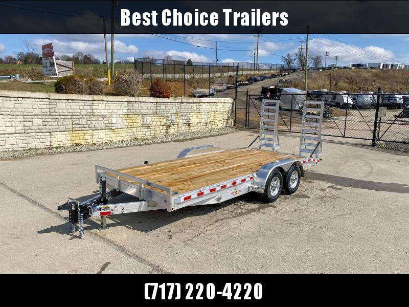 2021 H&H 7x18' Aluminum Equipment Trailer 9990# GVW * STAND UP ALUMINUM RAMPS * 4 SWIVEL D-RINGS * EXTRA STAKE POCKETS * SPARE TIRE MOUNT * HD 8" CHANNEL FRAME * REMOVABLE FENDERS * ALUMINUM WHEELS * ADJUSTABLE COUPLER * 7K DROP JACK 2021 H&H 7x18' Aluminum Equipment Trailer 9990# GVW * STAND UP ALUMINUM RAMPS * 4 SWIVEL D-RINGS * EXTRA STAKE POCKETS * SPARE TIRE MOUNT * HD 8" CHANNEL FRAME * REMOVABLE FENDERS * ALUMINUM WHEELS * ADJUSTABLE COUPLER * 7K DROP JACK