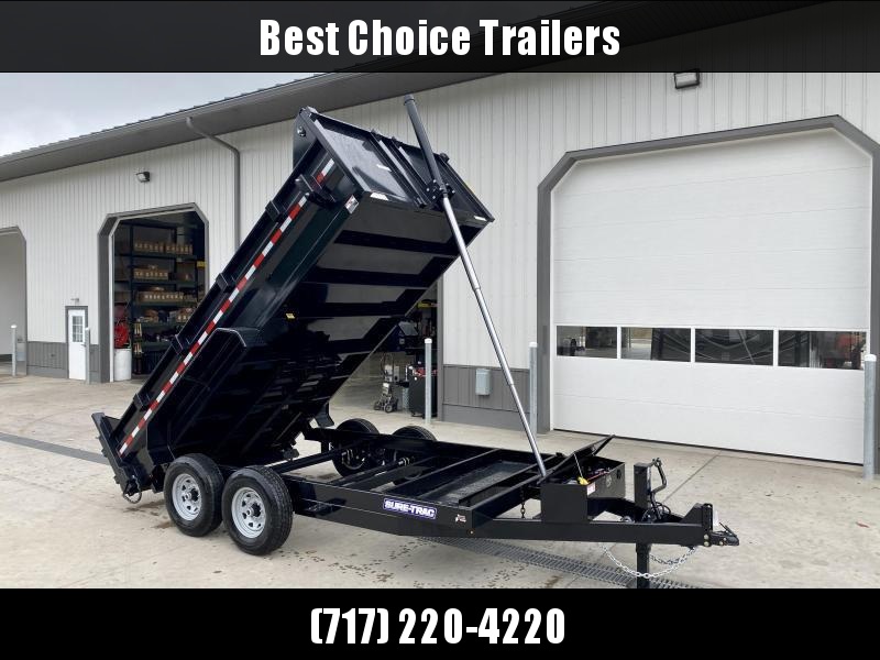 2022 Sure-Trac 7x14' Dump Trailer 14000# GVW * DELUXE TARP KIT * TELESCOPIC HOIST * FRONT/REAR BULKHEAD * INTEGRATED KEYWAY * 2' SIDES * UNDERBODY TOOL TRAY * ADJUSTABLE COUPLER * 110V CHARGER * UNDERMOUNT RAMPS * COMBO GATE * CLEARANCE 2022 Sure-Trac 7x14' Dump Trailer 14000# GVW * DELUXE TARP KIT * TELESCOPIC HOIST * FRONT/REAR BULKHEAD * INTEGRATED KEYWAY * 2' SIDES * UNDERBODY TOOL TRAY * ADJUSTABLE COUPLER * 110V CHARGER * UNDERMOUNT RAMPS * COMBO GATE * CLEARANCE