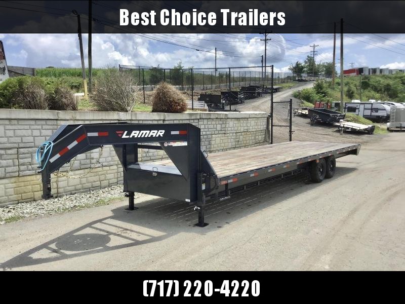 2022 Lamar 102x36' Gooseneck Deckover Trailer 14000# GVW 12" I BEAM * 8' SLIDE OUT RAMPS * FRONT TOOLBOX * DUAL JACKS * RUBRAIL/STAKE POCKETS/PIPE SPOOLS * SPARE TIRE * CHARCOAL 2022 Lamar 102x36' Gooseneck Deckover Trailer 14000# GVW 12" I BEAM * 8' SLIDE OUT RAMPS * FRONT TOOLBOX * DUAL JACKS * RUBRAIL/STAKE POCKETS/PIPE SPOOLS * SPARE TIRE * CHARCOAL