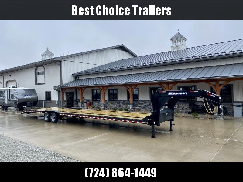 2023 SureTrac 102x44' Gooseneck Car Hauler Equipment Trailer 20000