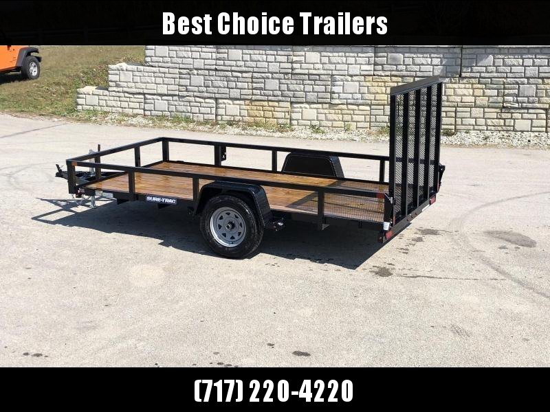 2021 Sure-Trac 6x12' Tube Top Utility Landscape Trailer 2990# GVW * 2" TUBE TOP RAIL * 2X2" TUBE GATE C/M + SPRING ASSIST + FOLD FLAT * TOOLESS GATE REMOVAL * SPARE MOUNT * PROTECTED WIRING * SET BACK JACK * TRIPLE TUBE TONGUE * STAKE POCKETS * BULLET LED 2021 Sure-Trac 6x12' Tube Top Utility Landscape Trailer 2990# GVW * 2" TUBE TOP RAIL * 2X2" TUBE GATE C/M + SPRING ASSIST + FOLD FLAT * TOOLESS GATE REMOVAL * SPARE MOUNT * PROTECTED WIRING * SET BACK JACK * TRIPLE TUBE TONGUE * STAKE POCKETS * BULLET LED